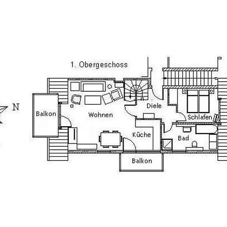 Wiesenweg 4_ Whg_ 4_ Druummeere Apartament